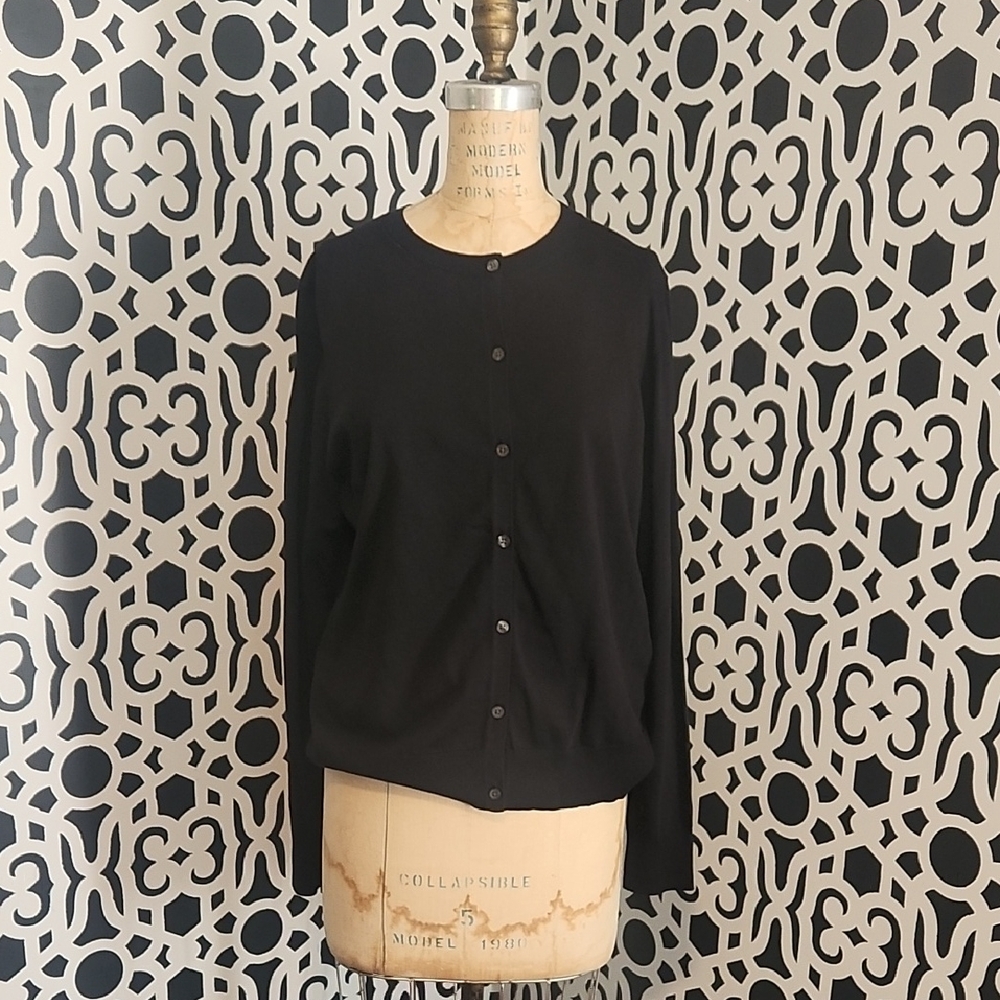 Banana Republic Black Stretch Cardigan